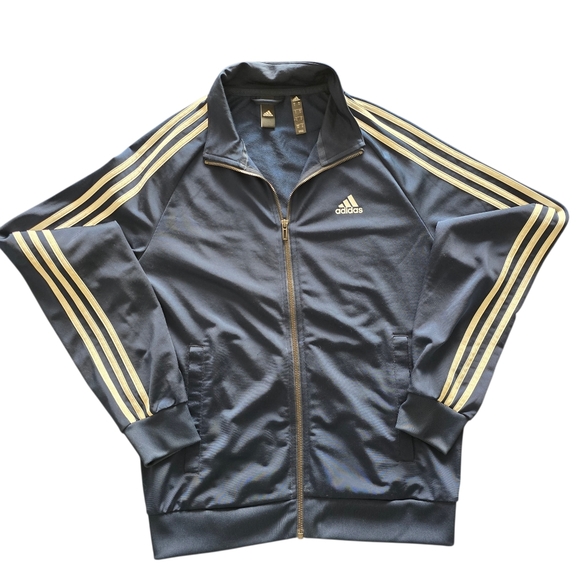 adidas Other - Adidas Men's Track Jacket in Navy Blue Size S